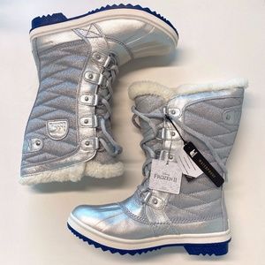 New Disney's Frozen x Sorel Lace Up Winter Boots